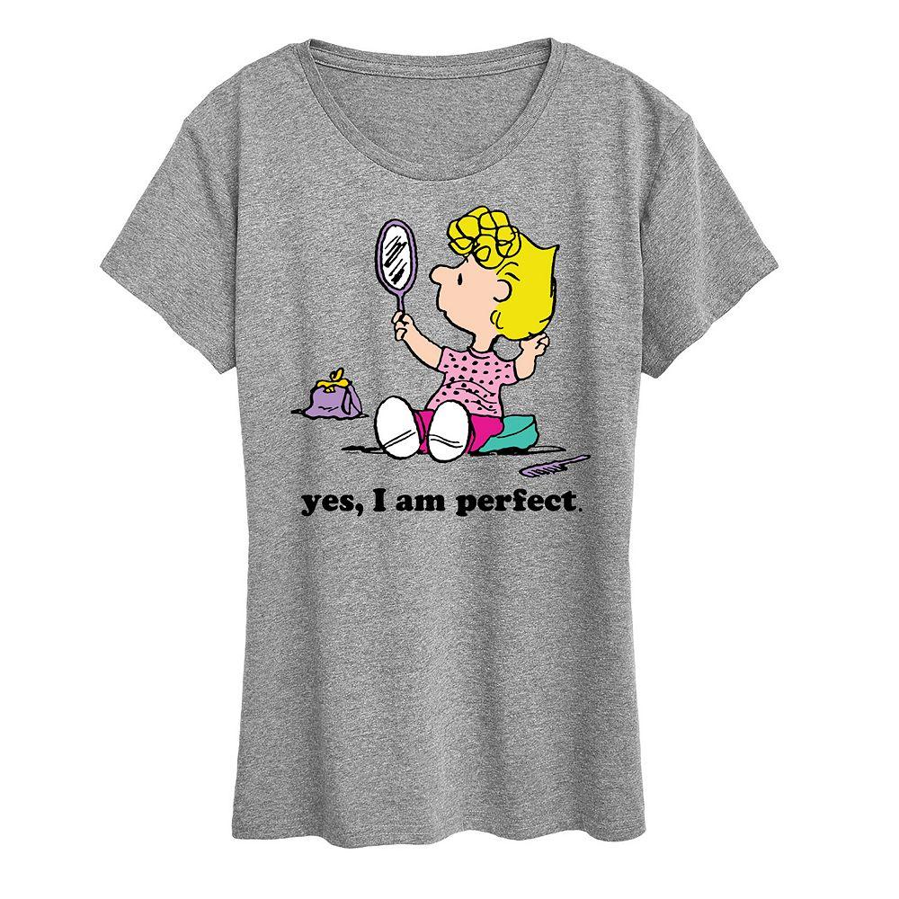 Women's Peanuts Sally Yes I Am Perfect Graphic Tee,  Product Image