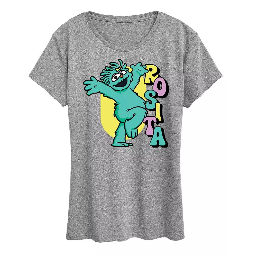 Women's Sesame Street Rosita Hands Up Graphic Tee,  Product Image