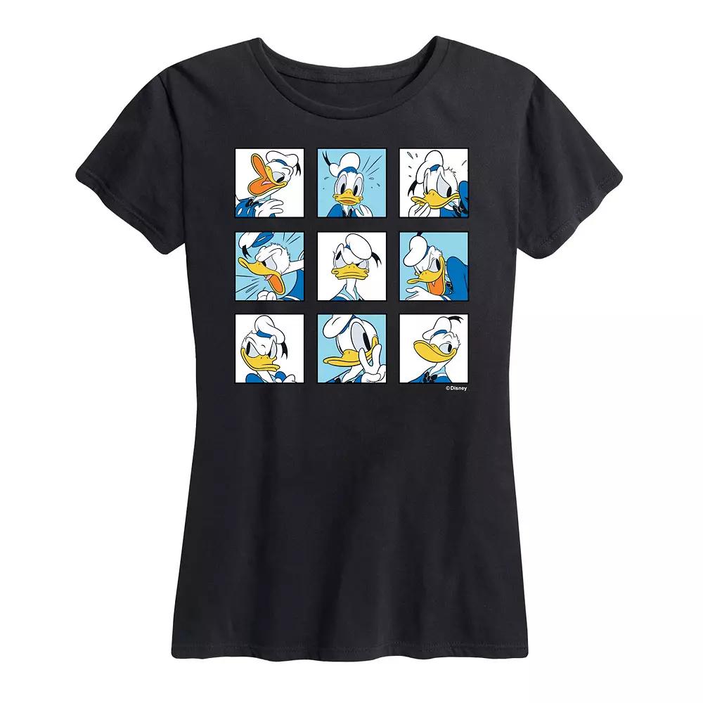 Disney's Donald Duck Women's Grid Graphic Tee,  Product Image