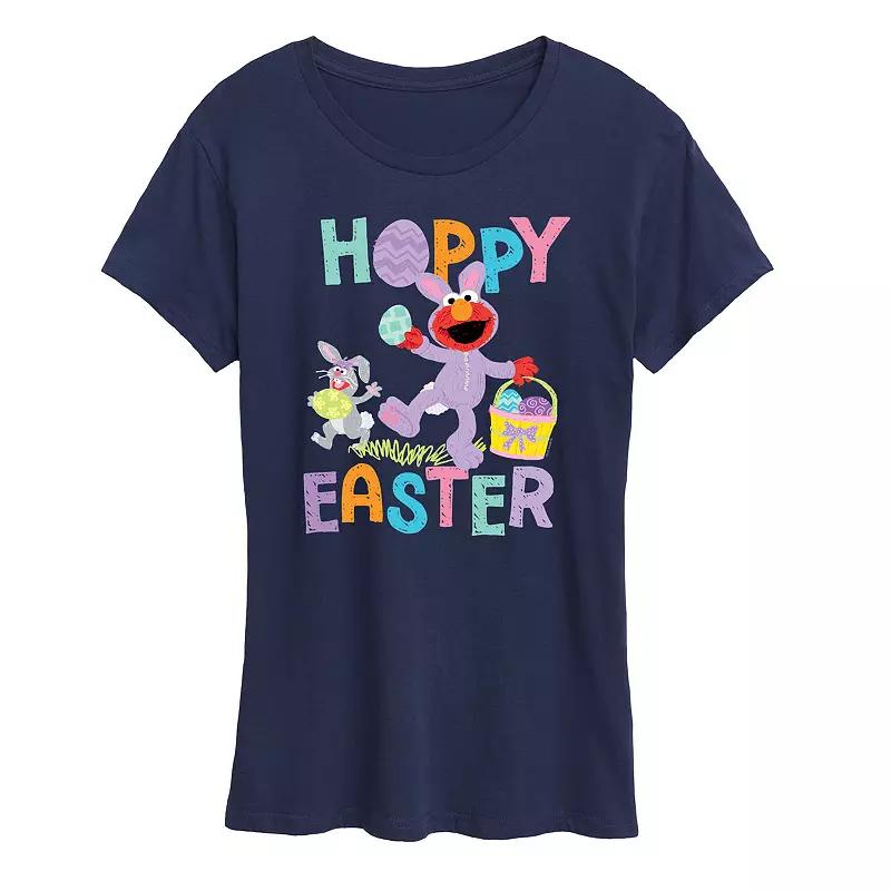 Women's Sesame Street Elmo Hoppy Easter Graphic Tee,  Product Image
