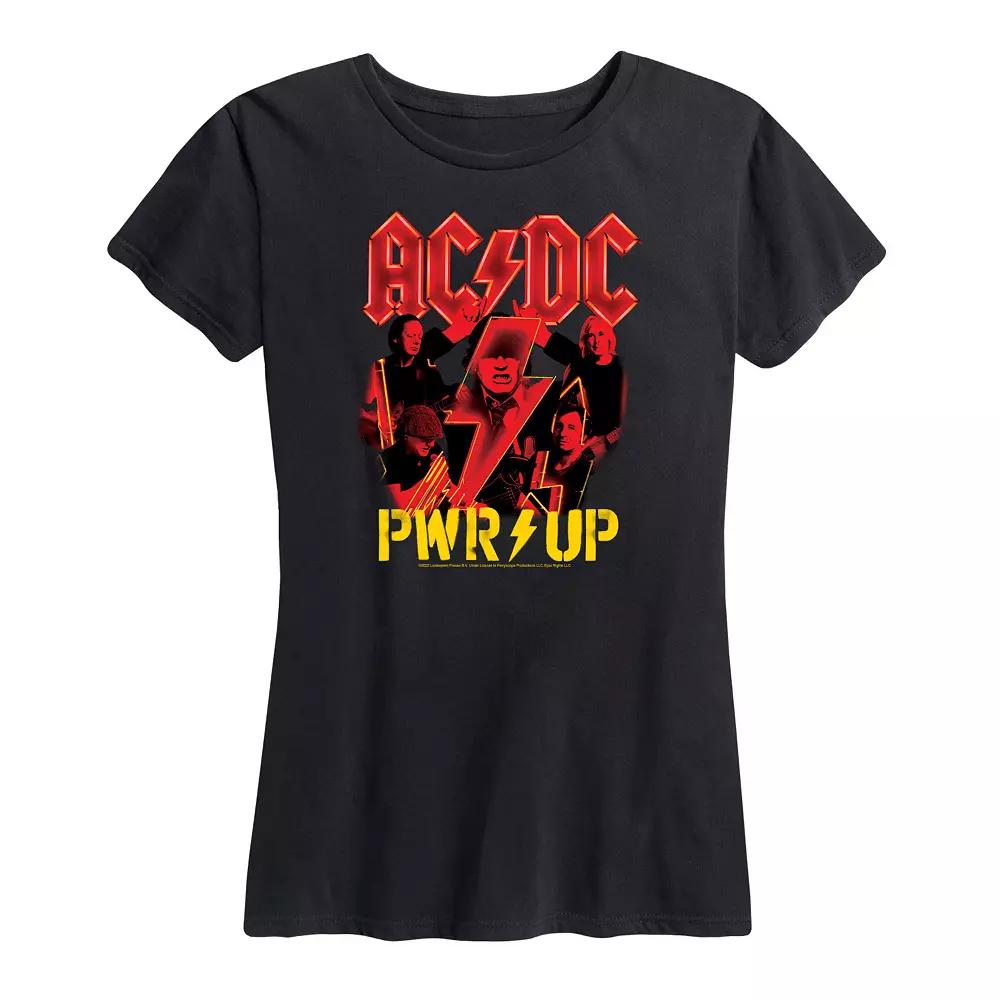 Women's ACDC Pwr Up Graphic Tee, Girl's,  Product Image
