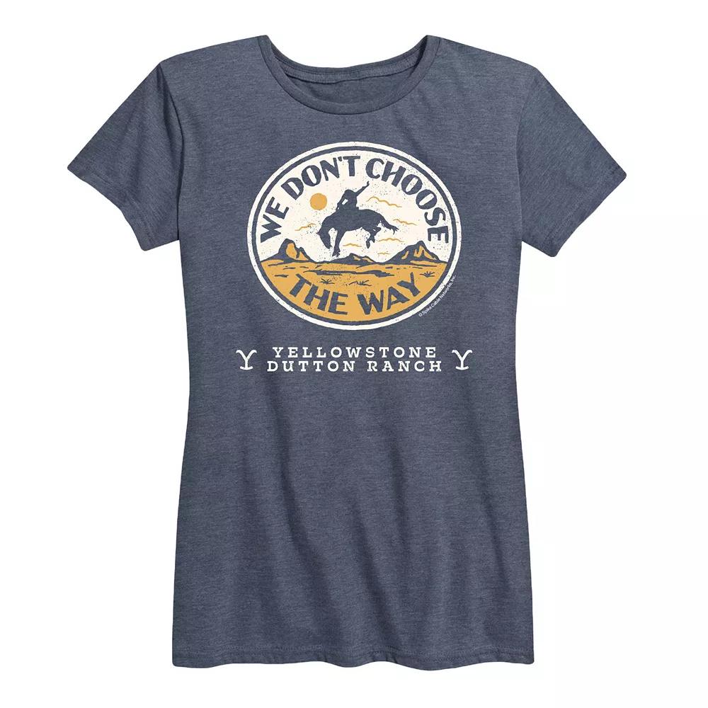 Women's Yellowstone Don't Choose The Way Graphic Tee,  Product Image