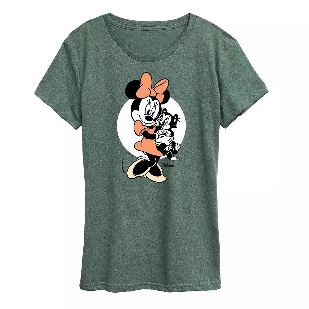 Disney's Minnie Mouse & Figaro Women's Graphic Tee, Girl's,  Product Image