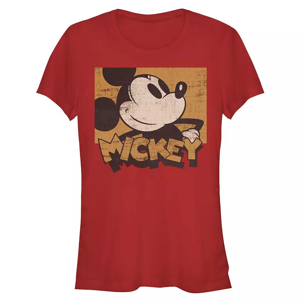 Disney's Mickey Mouse Women's Sepia Tone Portrait Tee, Girl's,  Product Image