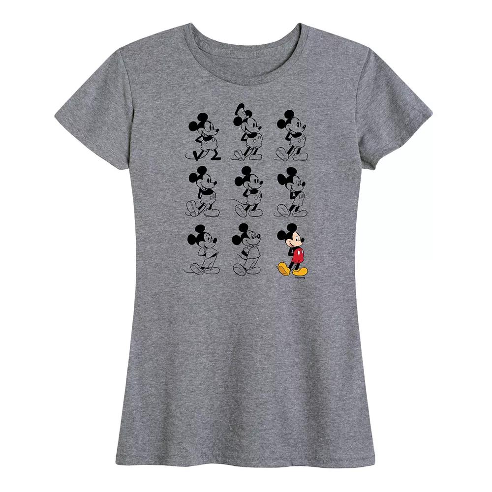 Disney's Mickey Mouse Women's Evolution Graphic Tee,  Product Image