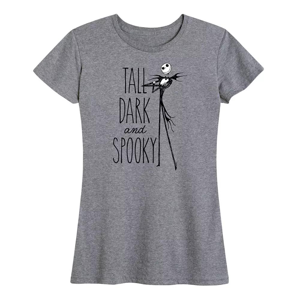 Disney's The Nightmare Before Christmas Women's Tall Dark And Spooky Graphic Tee,  Product Image