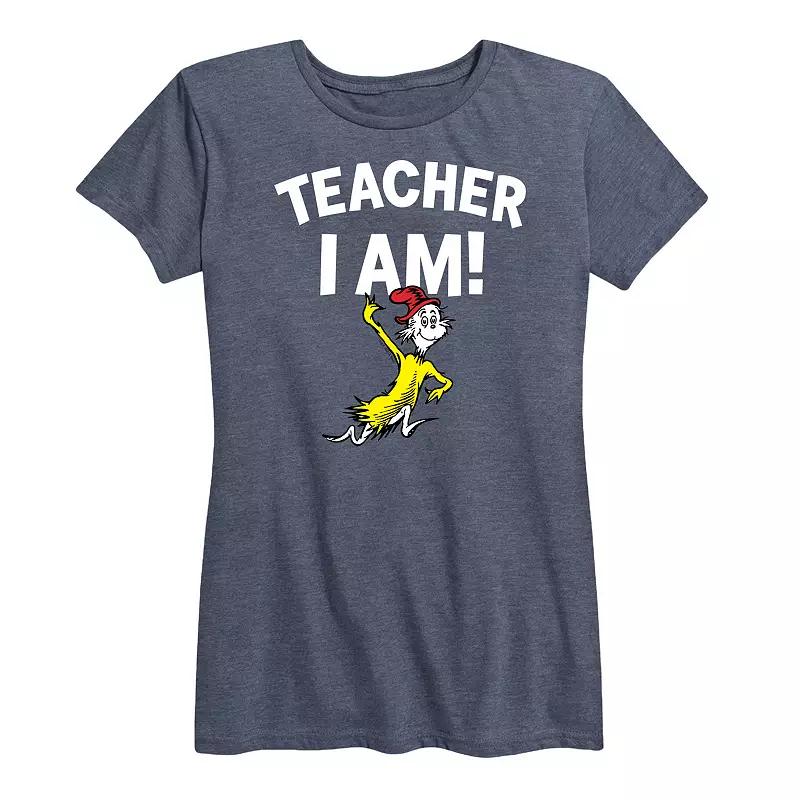 Women's Dr. Seuss Teacher I Am Graphic Tee, Girl's,  Product Image
