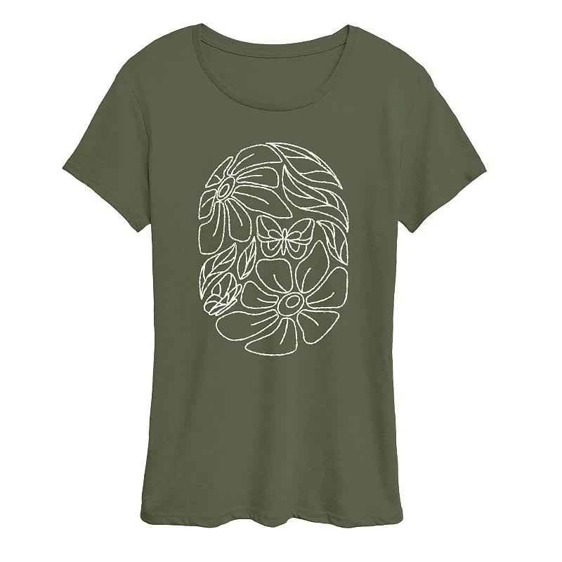 Women's Cowboy Boots And Music Graphic Tee,  Product Image