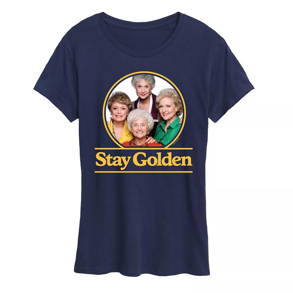 Women's Golden Girls Stay Golden Group Graphic Tee, Girl's,  Product Image