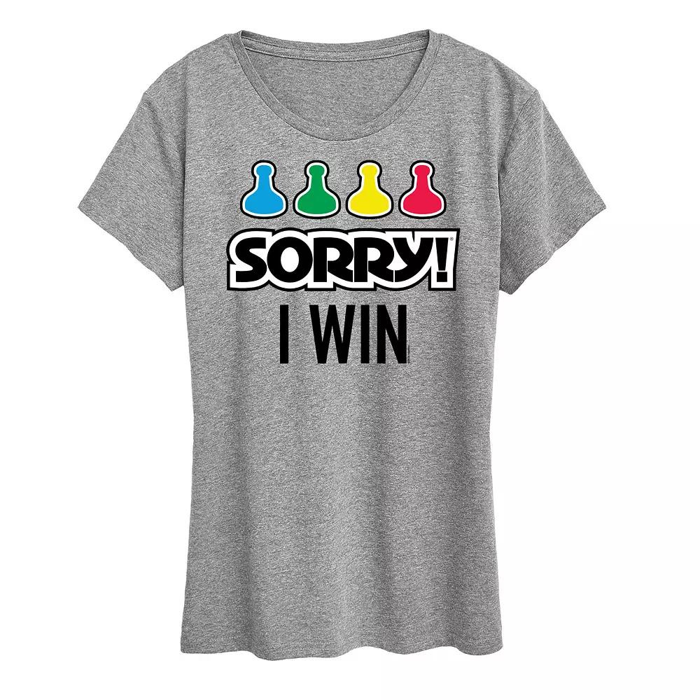 Women's Sorry Sorry I Win Tee Graphic Tee by Hasbro,  Product Image