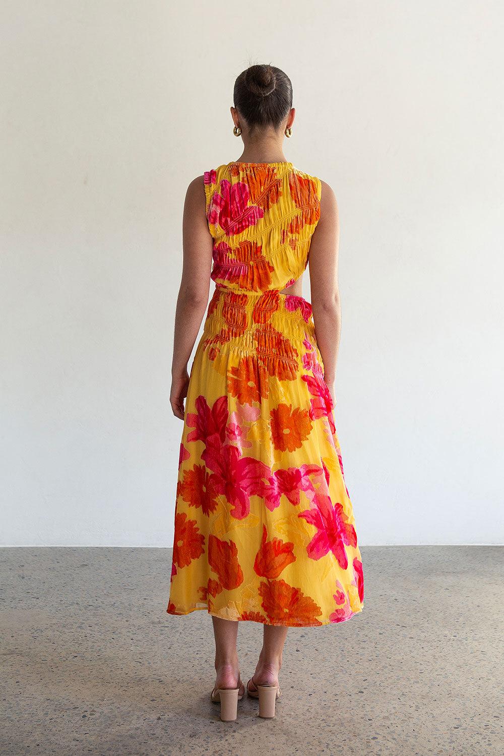 Mariella Midi Dress - Floreale Sunny Product Image