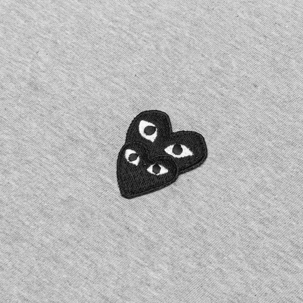 Stacked Heart S/S T-Shirt - Grey Male Product Image