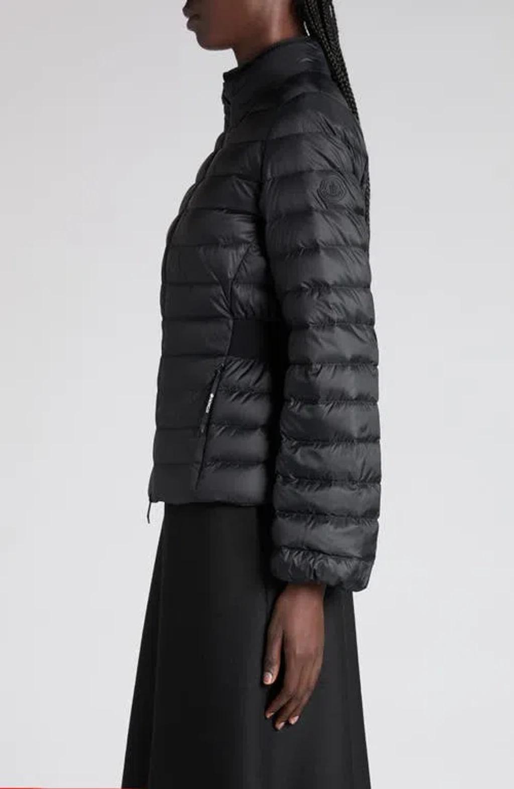 MONCLER Polyamide Igelle Jacket High Collar Quilted In Black Product Image