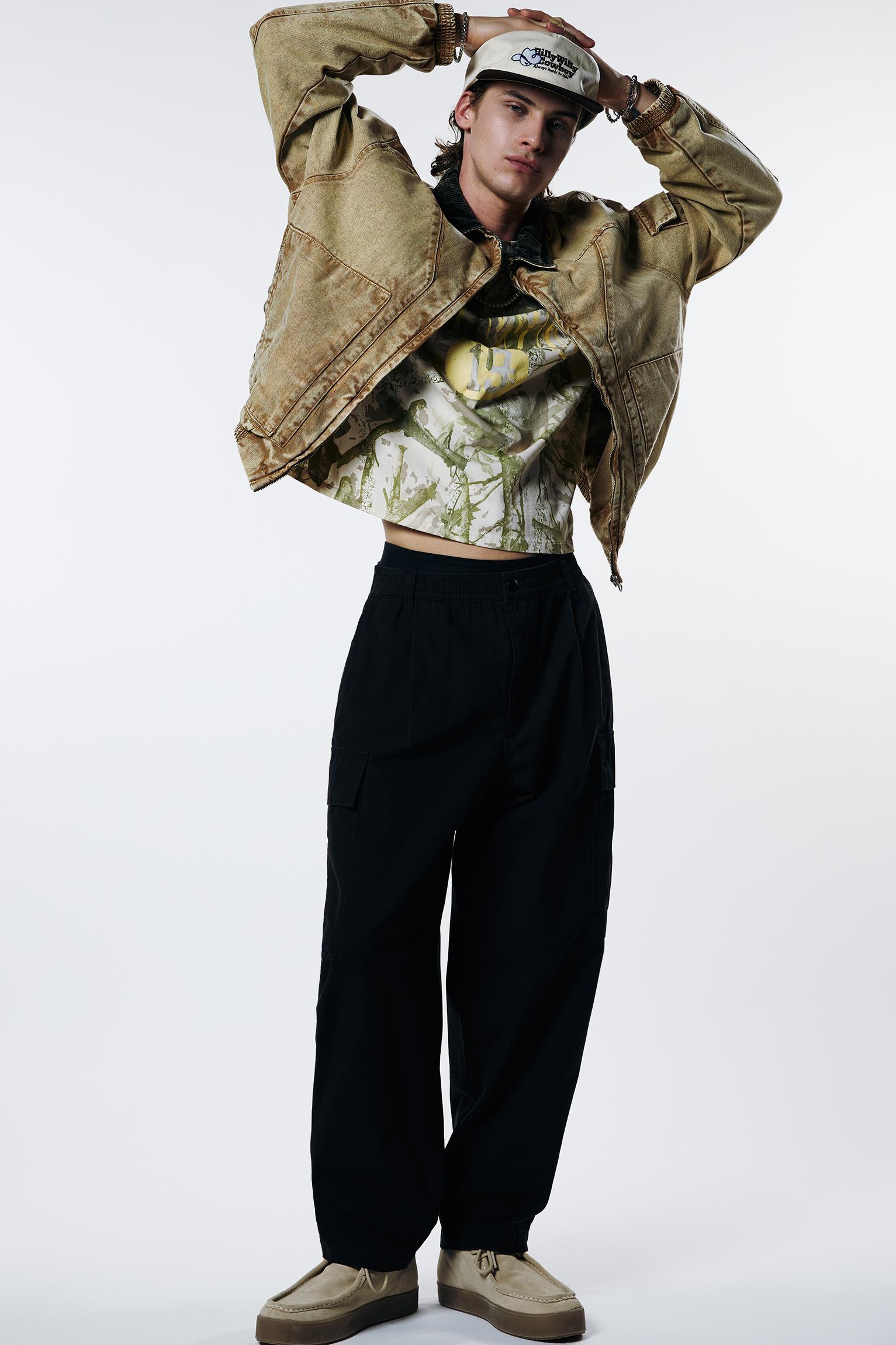 Balloon fit cargo pants Product Image