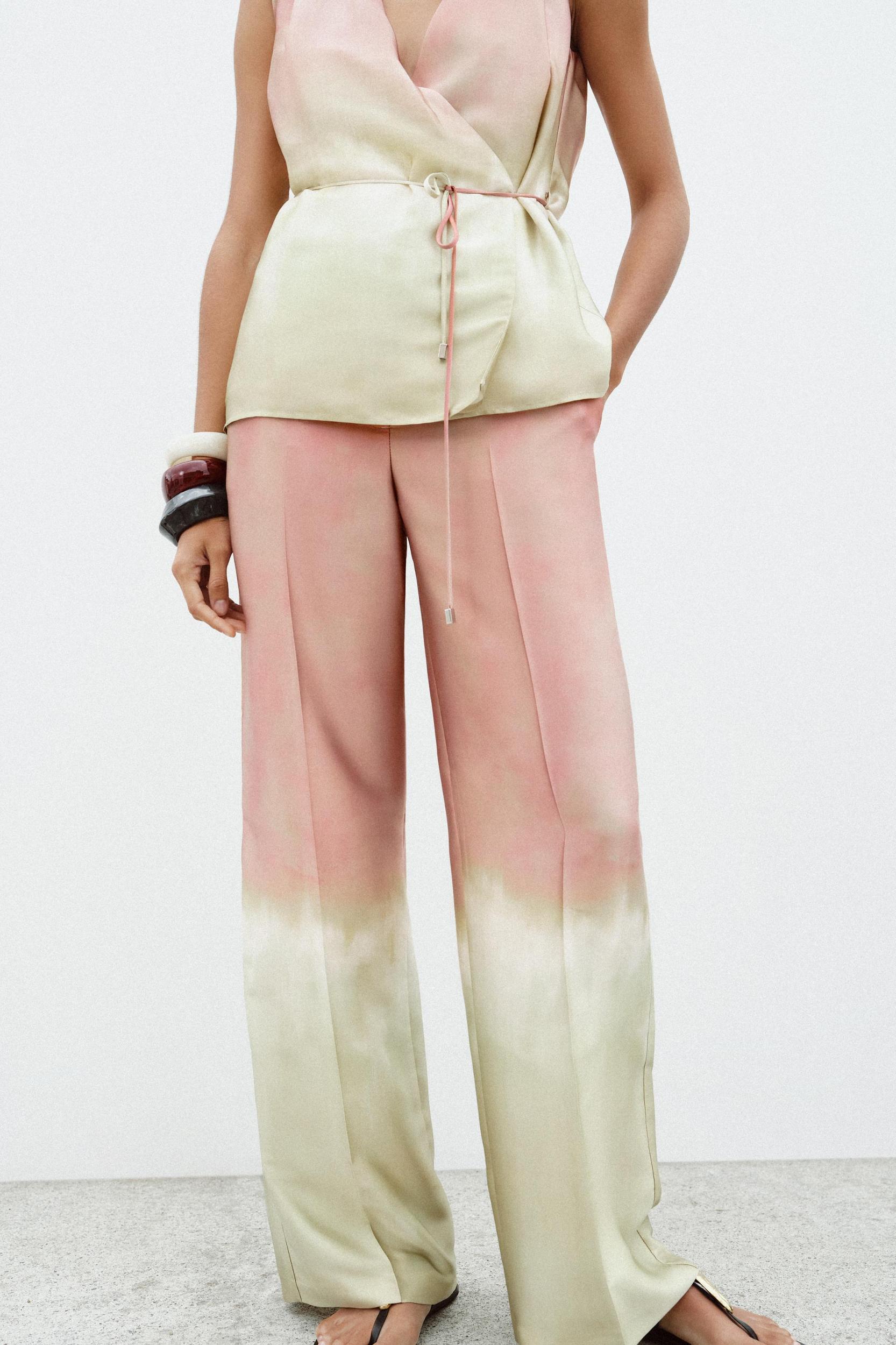 TIE DYE PRINT PANTS Product Image