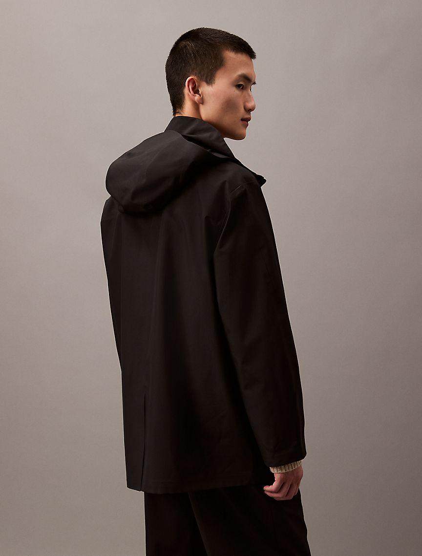 Water Resistant Hooded Rain Jacket Product Image