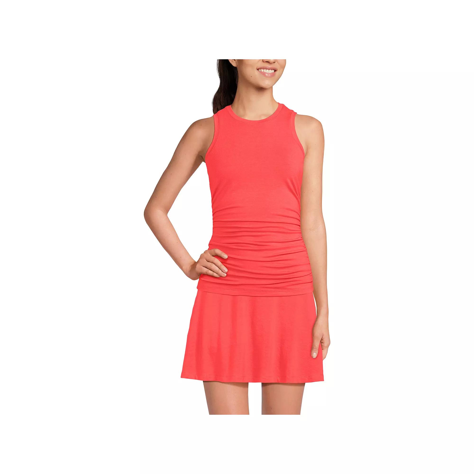 Women's Lands' End Power Performance Fitted Tank Top,  Product Image