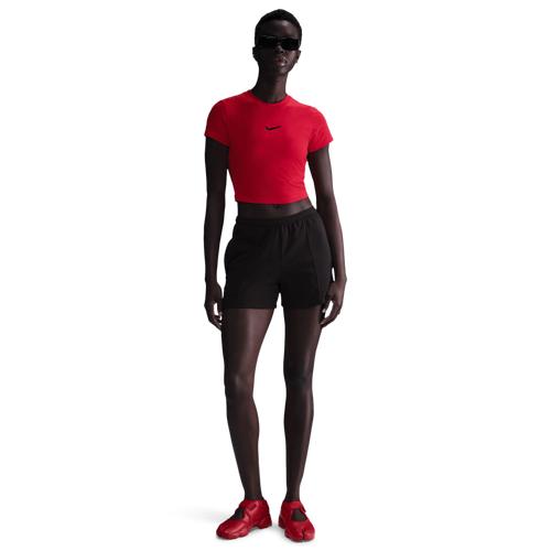Womens Nike Sportswear Chill Knit Slim Cropped T-Shirt | HV6408-100 Product Image