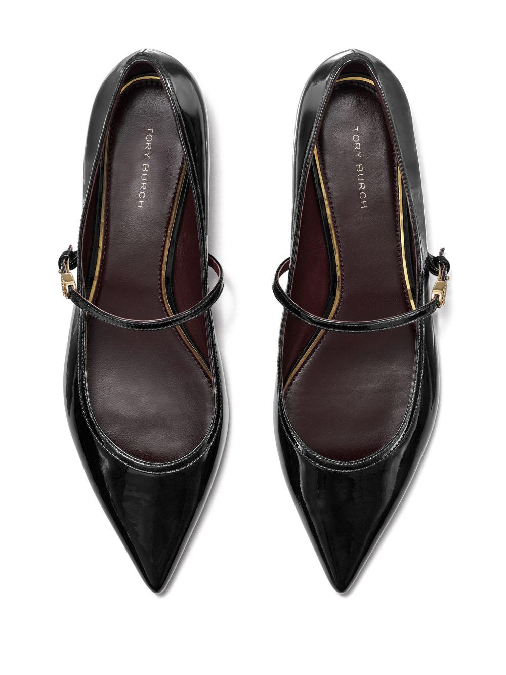 Double T-buckle ballet flats Product Image