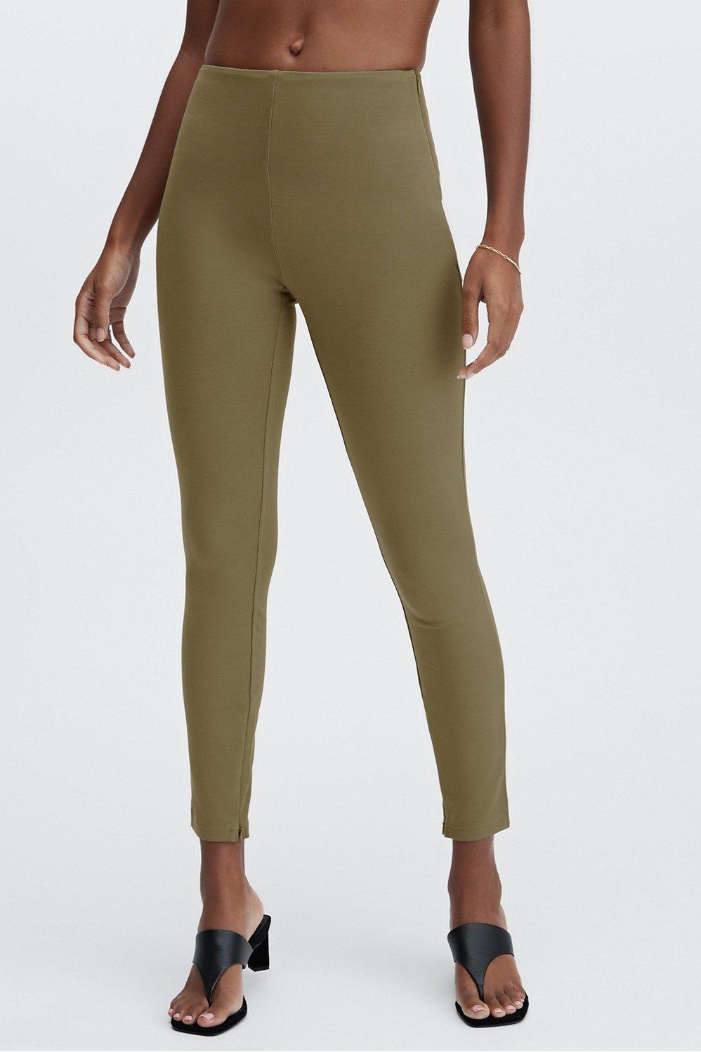 Fabletics 24-7 Skinny Pant Womens green plus Size 4X Product Image