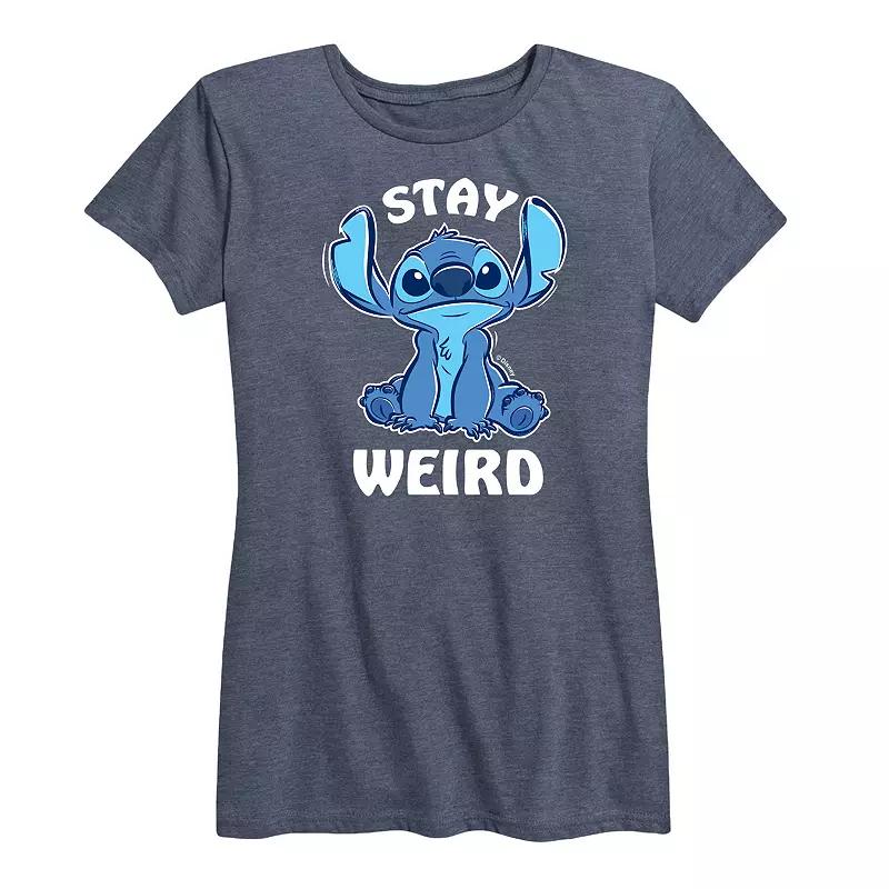 Disney's Lilo & Stitch Women's Stay Weird Graphic Tee,  Product Image