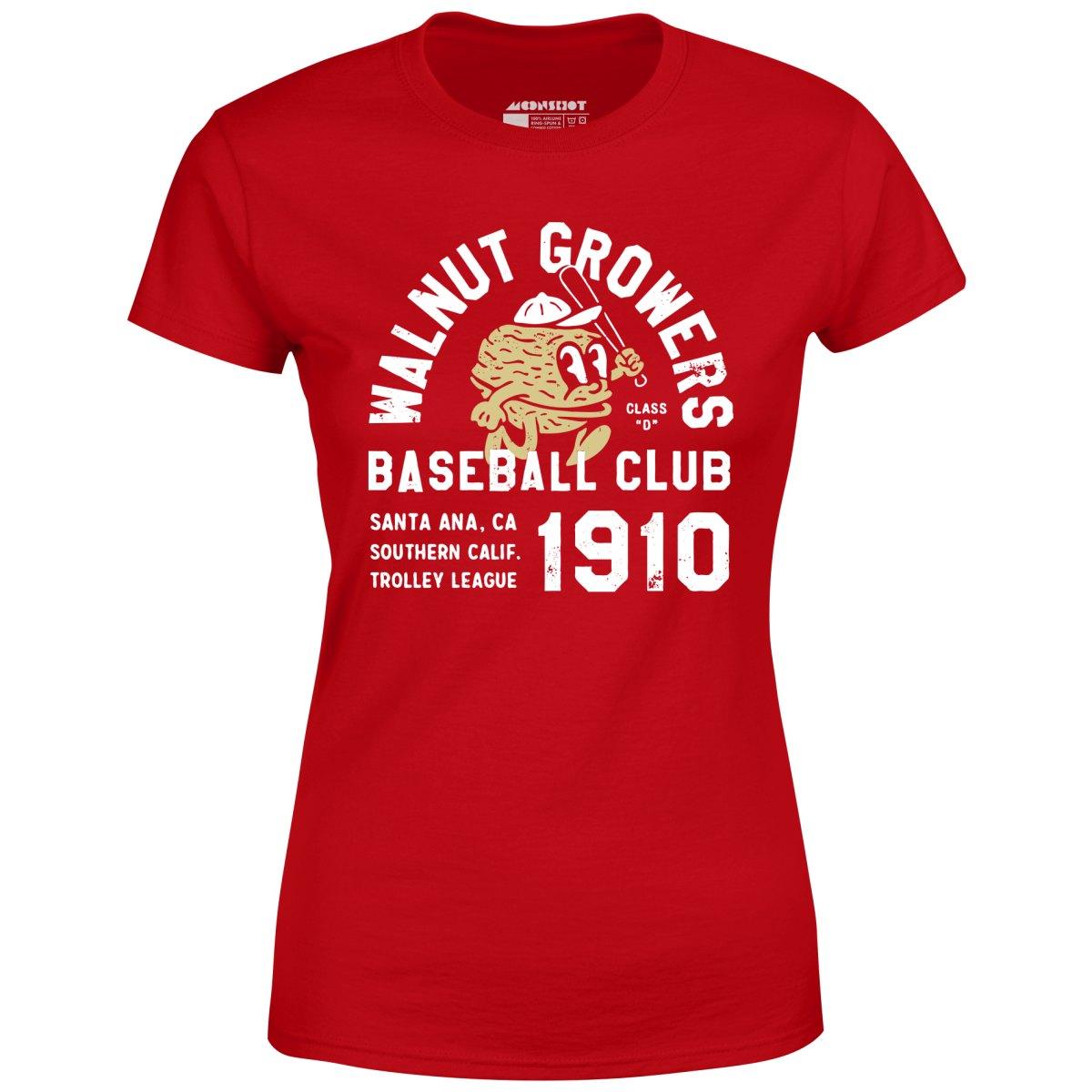 Santa Ana Walnut Growers - California - Vintage Defunct Baseball Teams - Women's T-Shirt Female Product Image