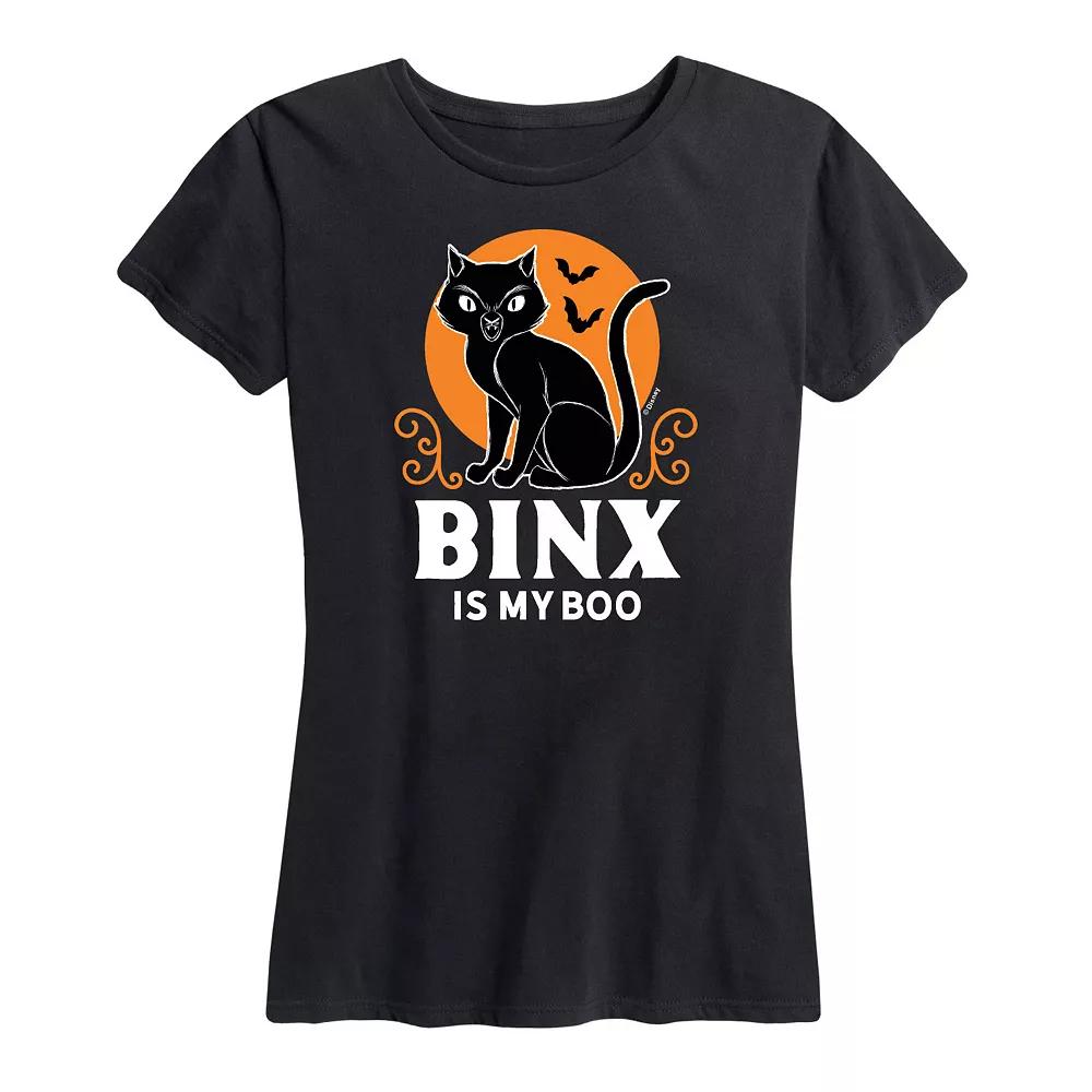 Disney's Hocus Pocus Women's Binx Is My Boo Graphic Tee, Girl's,  Product Image