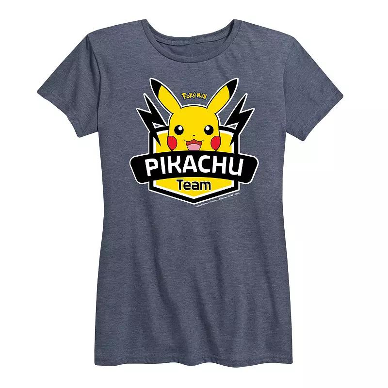 Women's Pokemon Team Pikachu Graphic Tee,  Product Image