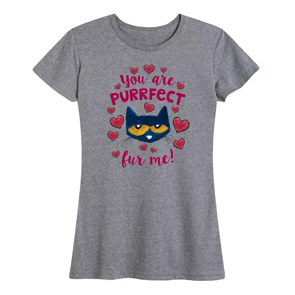 Women's Pete The Cat Pete You Are Purrfect Fur Me Graphic Tee,  Product Image
