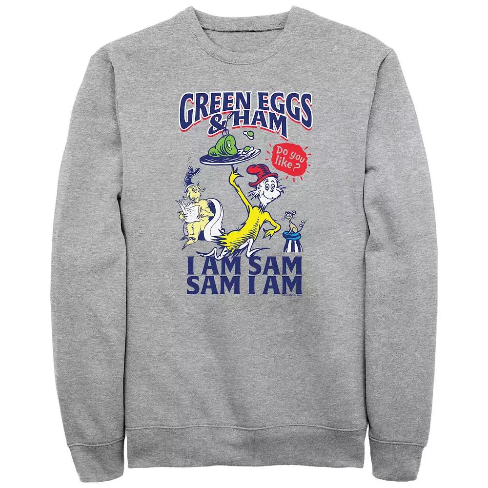 Big & Tall Dr. Seuss Green Eggs And Ham Do you Like Them? Graphic Fleece, Men's,  Product Image