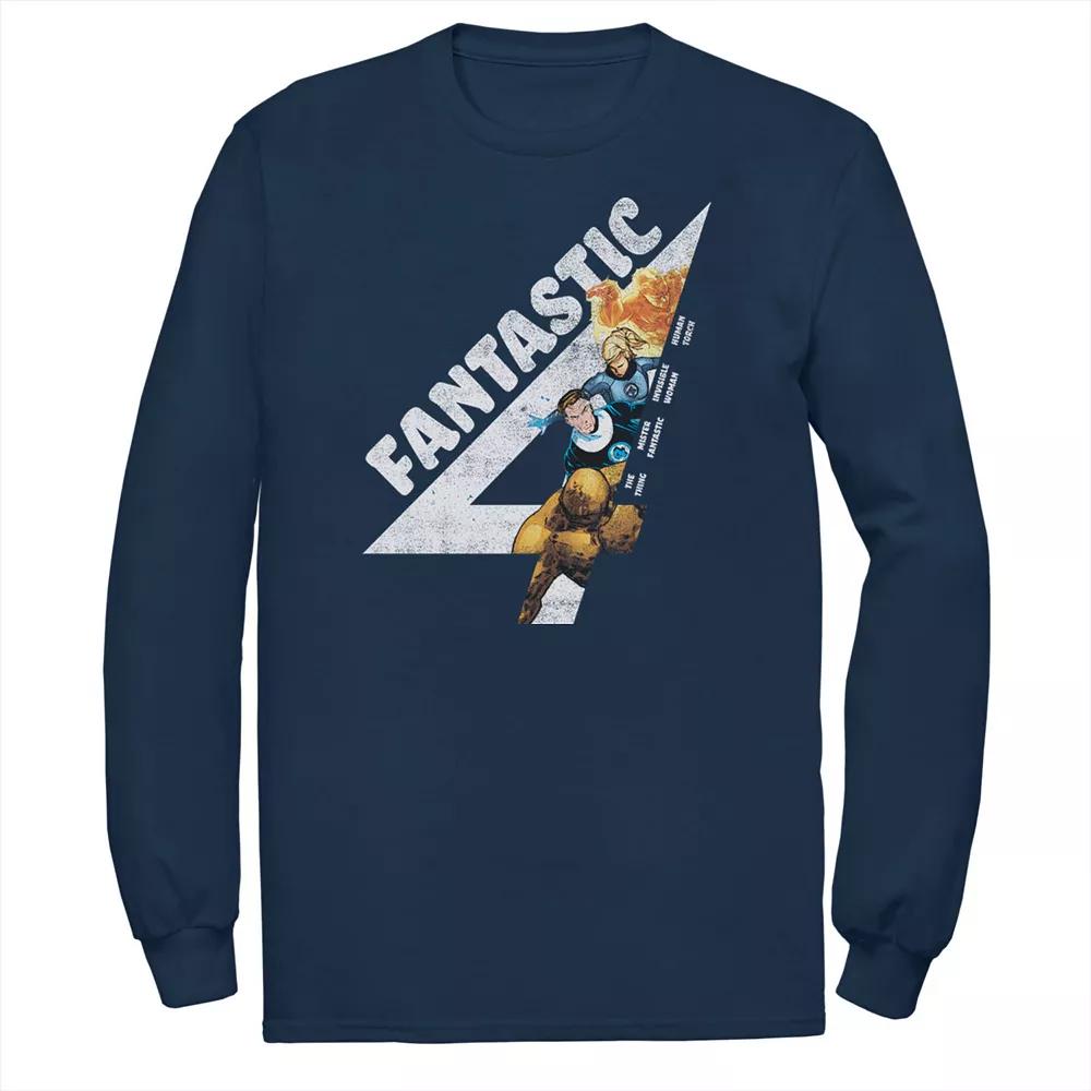 Men's Marvel Fantastic Four Group Shot Logo Fill Tee,  Product Image