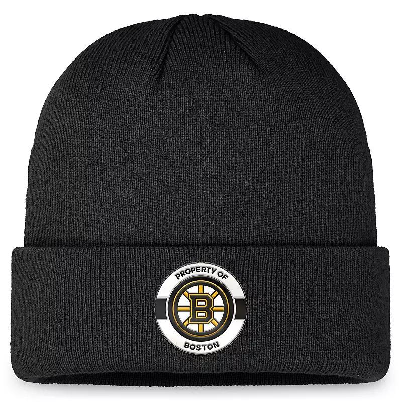 Men's Fanatics Blue Buffalo Sabres Authentic Pro Training Camp Cuffed Knit Hat Product Image