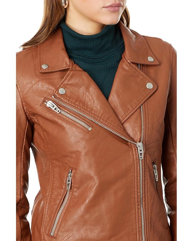 Women's Blank NYC Faux Leather Moto Jacket Product Image