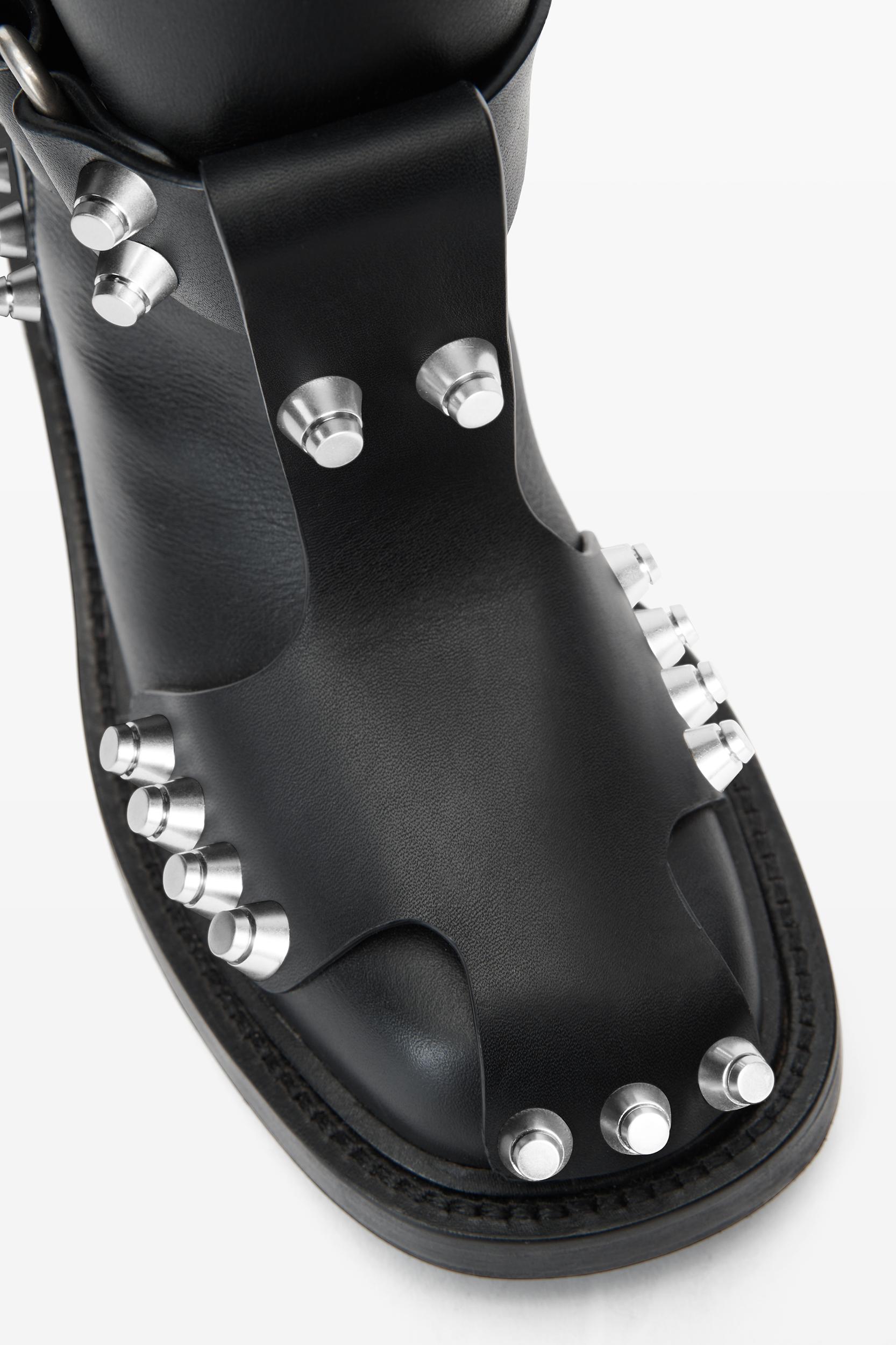 Dixon Buckle Boot In Leather Product Image