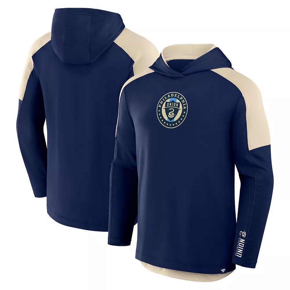 Mens Fanatics Navy Philadelphia Union Red Card Transitional Pullover Hoodie Uni Blue Product Image