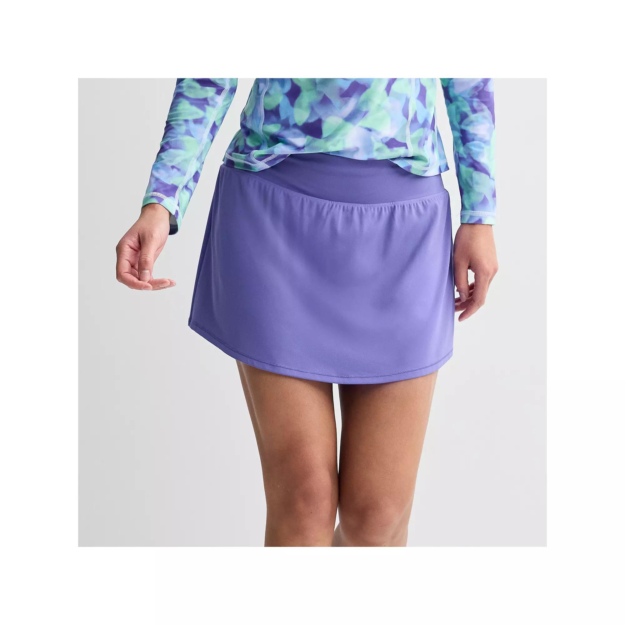 Women's Tek Gear® Ultrastretch Sun Gear Skort, Size: Small, Peyton Purple Product Image