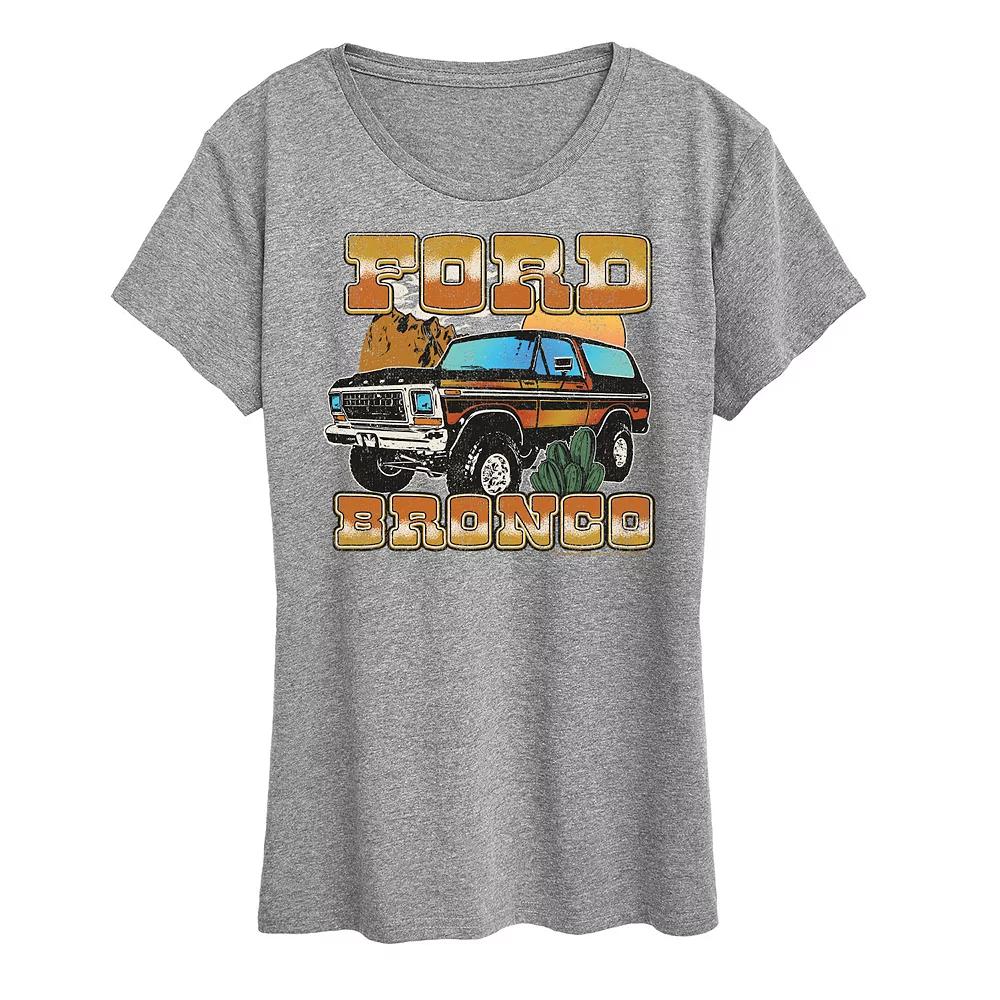 Women's Ford Vintage Bronco Desert Graphic Tee,  Product Image