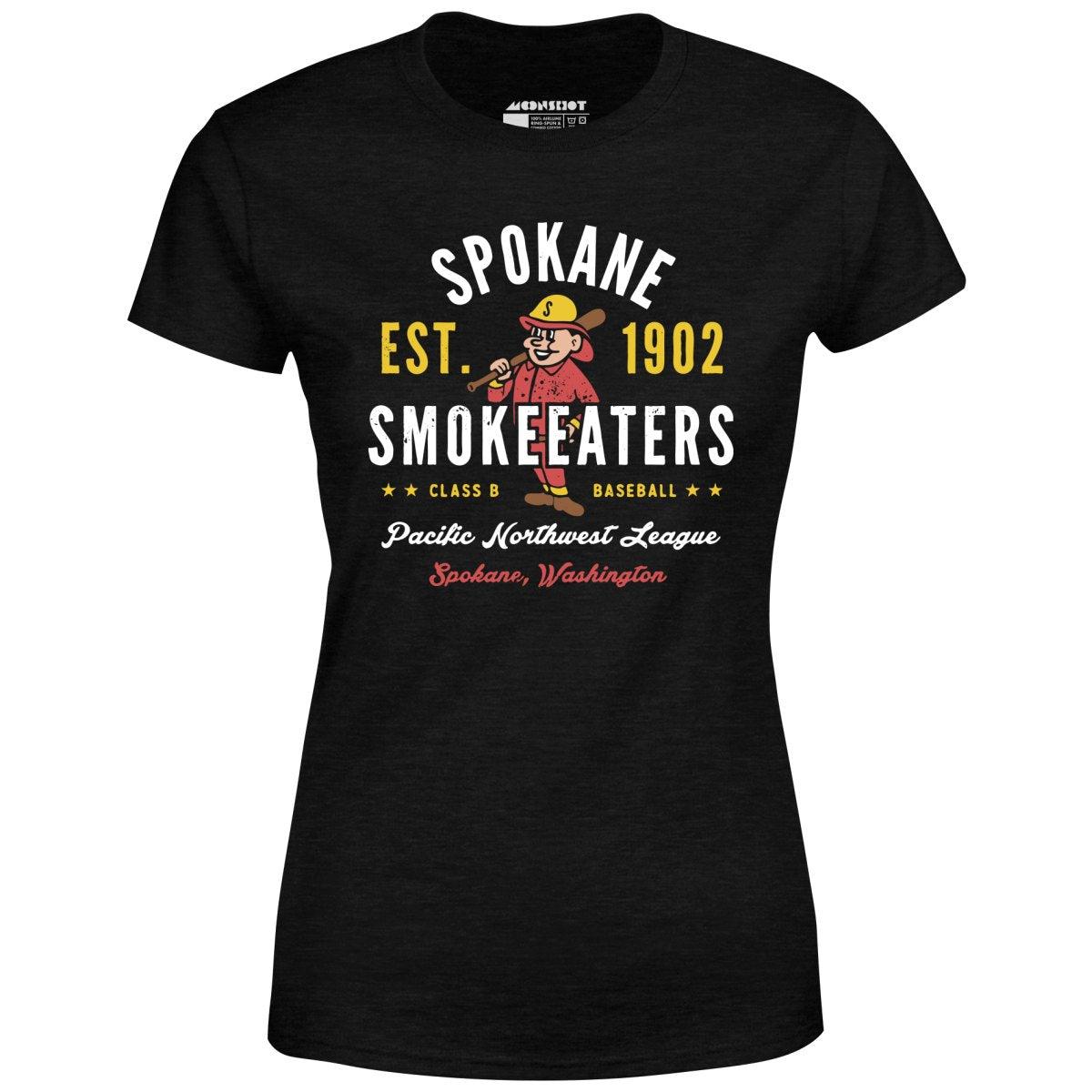 Spokane Smoke Eaters - Washington - Vintage Defunct Baseball Teams - Women's T-Shirt Female Product Image
