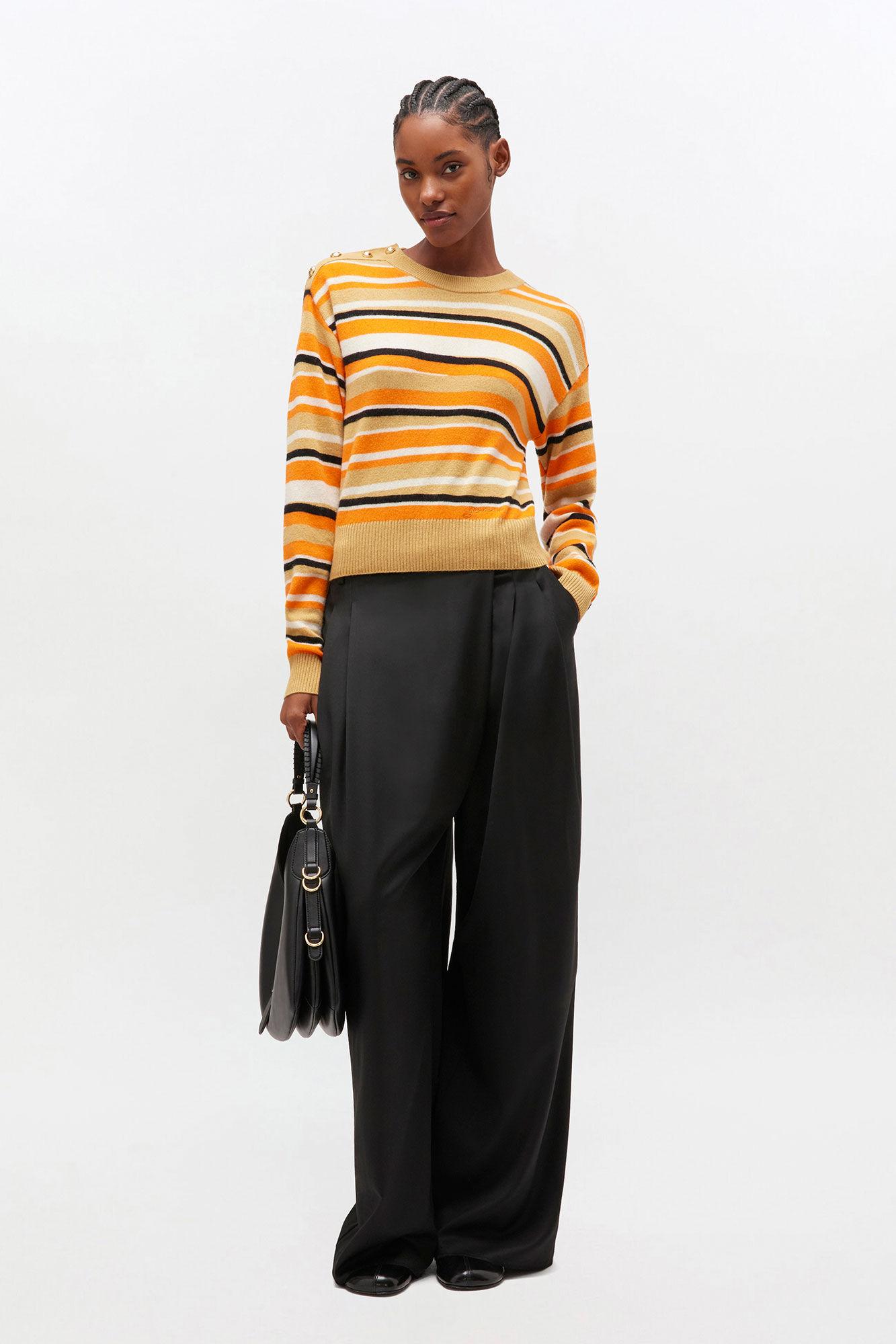 Striped Cashmere Sweater Product Image