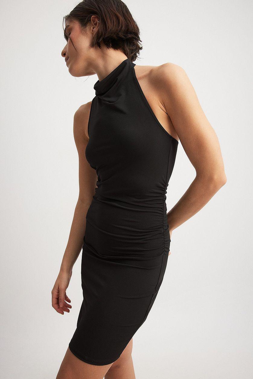Funnel Neck Mini Dress Product Image