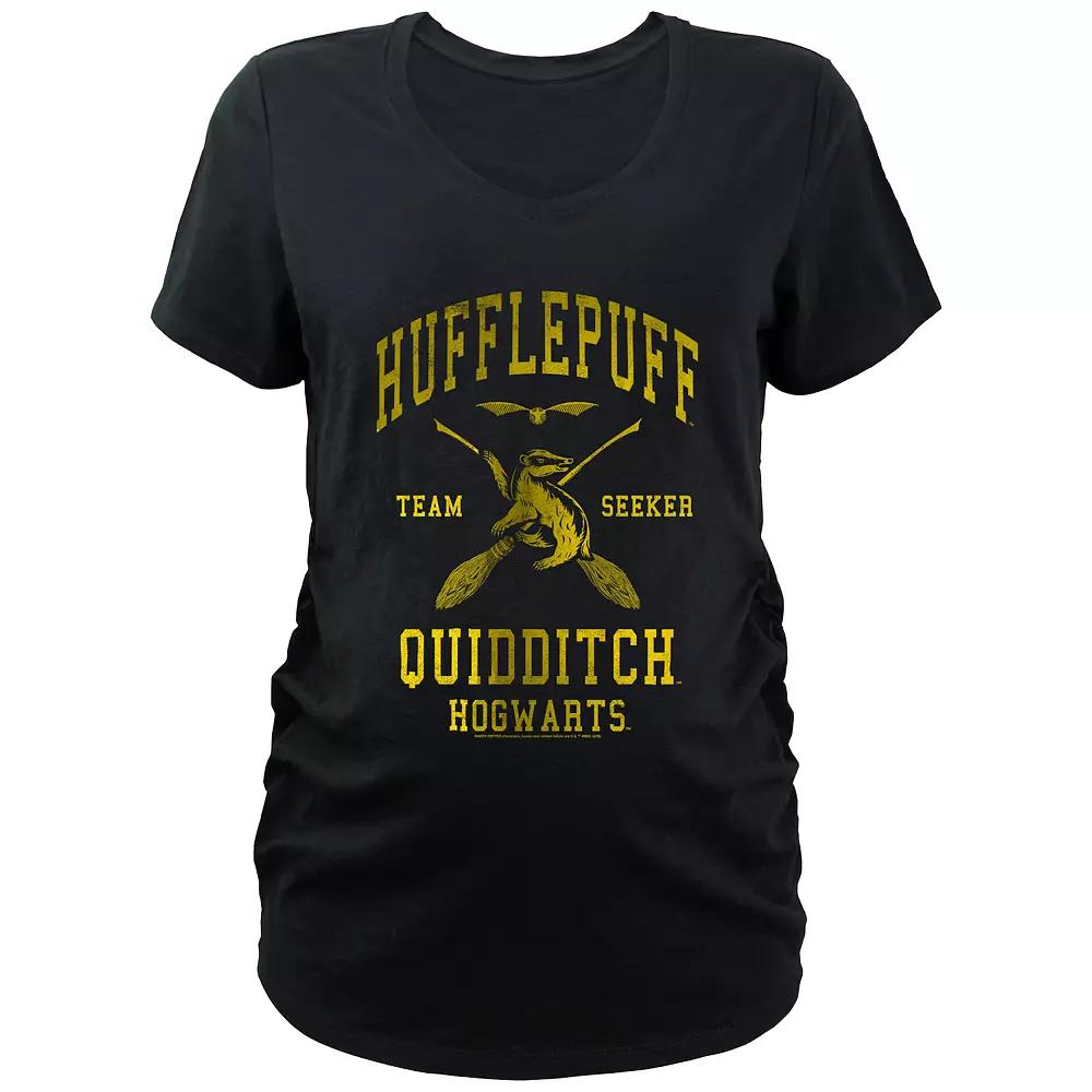 Maternity Harry Potter Hogwarts Hufflepuff Quidditch Team Seeker Graphic Tee, Women's,  Product Image