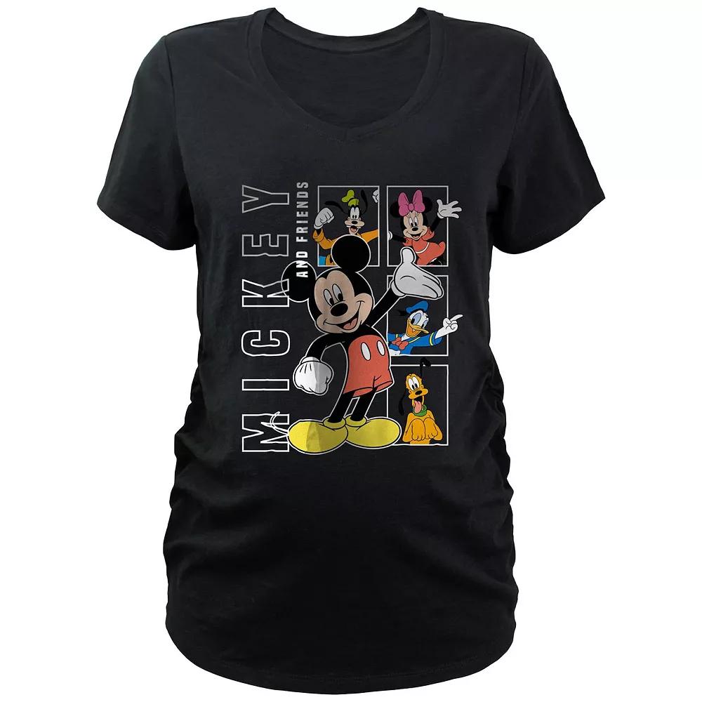 Disney's Mickey Mouse And Friends Maternity Graphic Tee, Women's,  Product Image