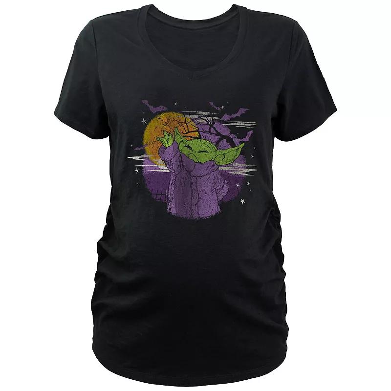 Maternity Star Wars The Mandalorian Halloween The Child Graphic Tee, Women's,  Product Image