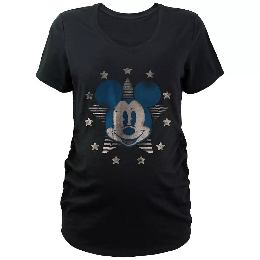 Disney's Mickey Mouse Into The Stars Maternity Graphic Tee, Women's,  Product Image