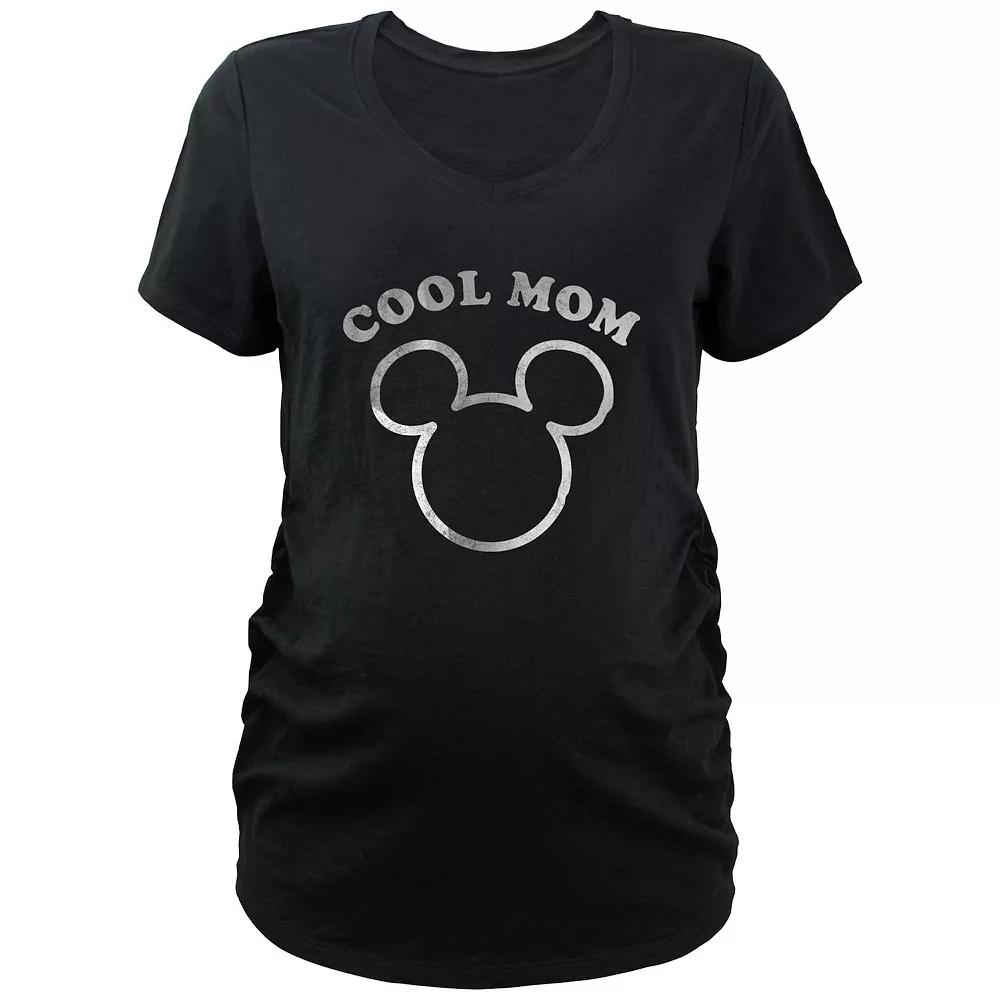 Disney's Mickey Mouse Cool Mom Maternity Graphic Tee, Women's,  Product Image