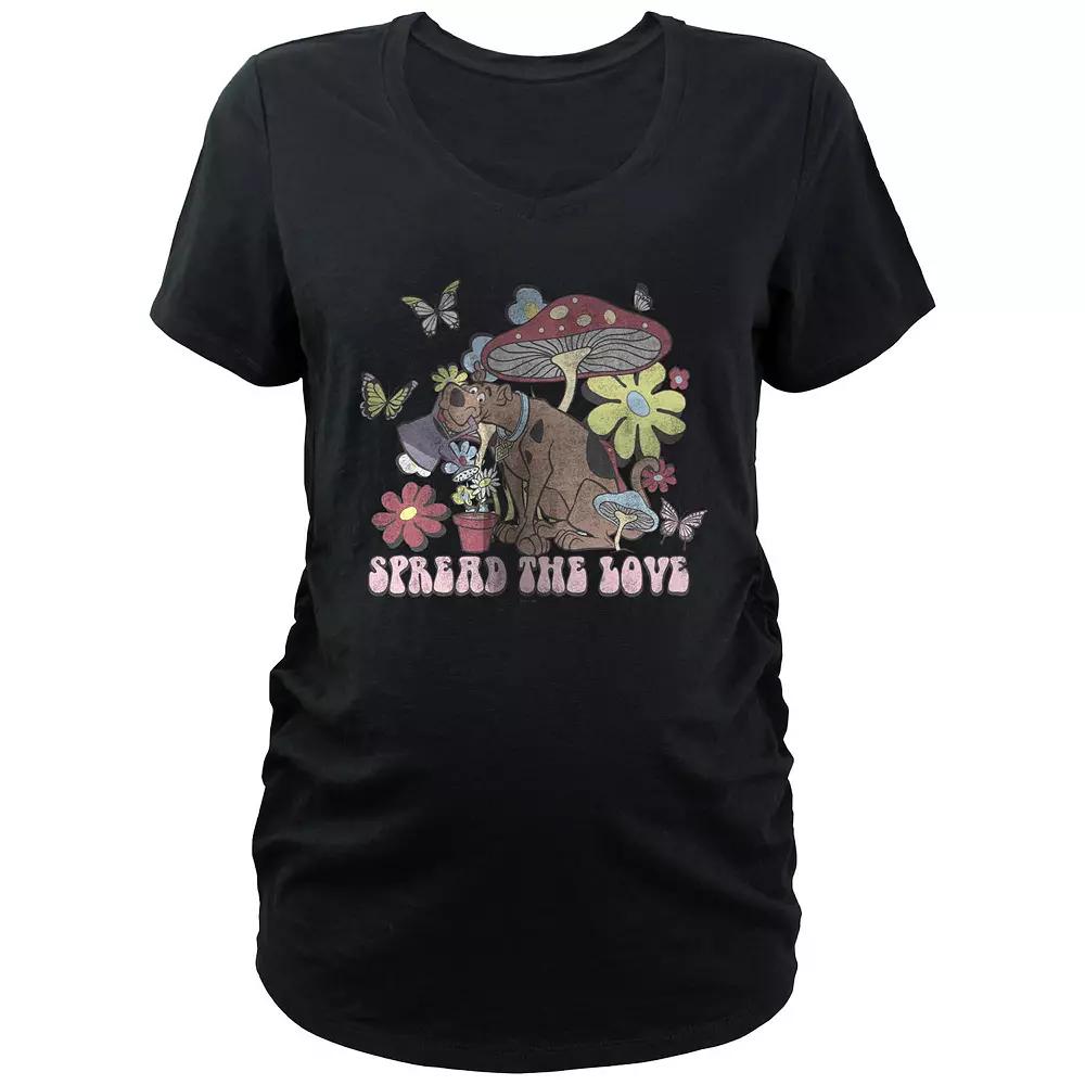 Maternity Scooby-Doo Spread The Love Graphic Tee, Women's,  Product Image