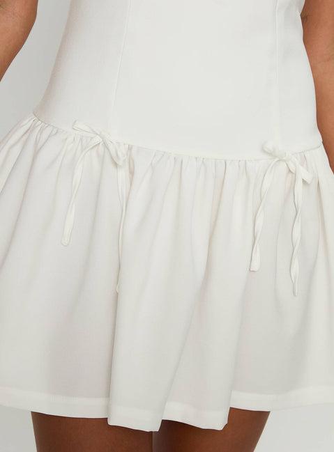 Milienne Mini Dress White Product Image