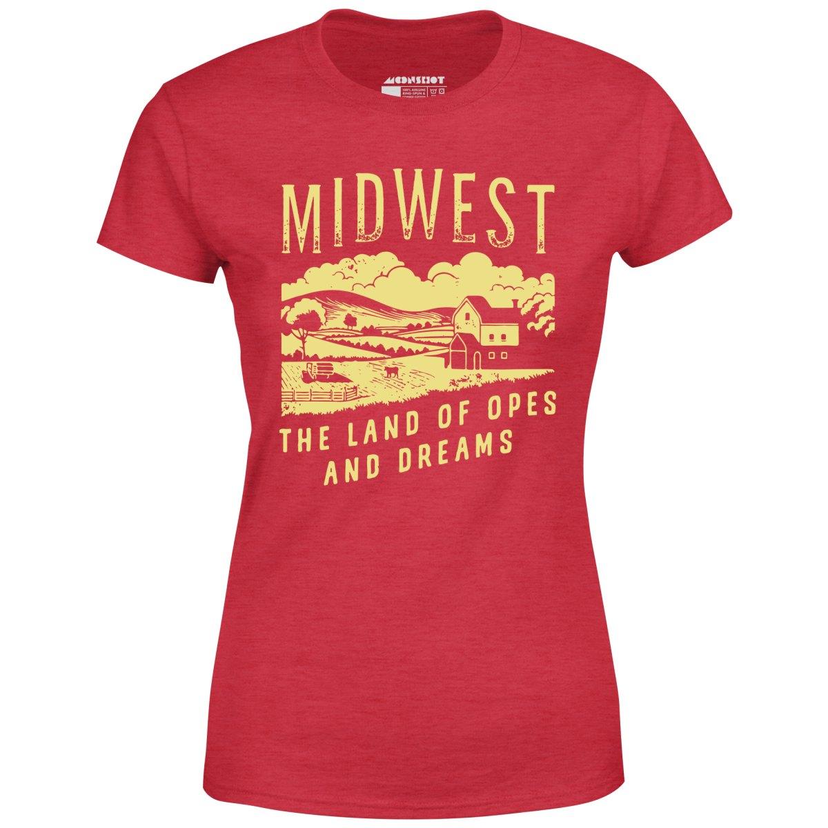 Midwest The Land of Opes and Dreams - Women's T-Shirt Female Product Image