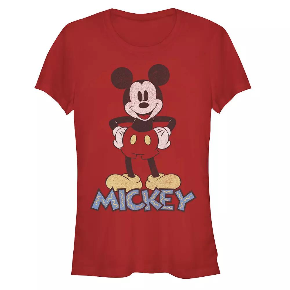 Disney's Mickey Mouse 90's Juniors' Graphic Tee, Girl's,  Product Image