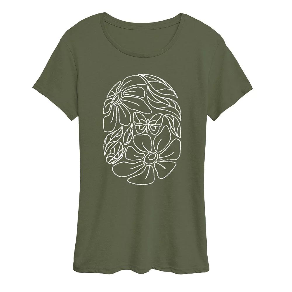 Women's Cowboy Boots And Music Graphic Tee,  Product Image